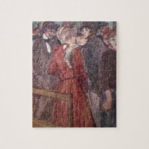 Au Moulin de la Galette, 1891 (w/c och gouachen) Foto Pussel