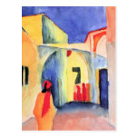 Augusti Macke - beskåda in i en Lane Vykort