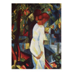 Augusti Macke - en koppla ihop i skogen Vykort