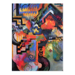Augusti Macke - kulör sammansättning Vykort