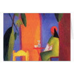 Augusti Macke - turkisk Cafe II Hälsnings Kort