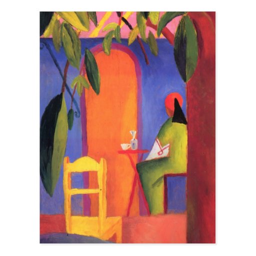 Augusti Macke - turkisk Cafe II Vykort
