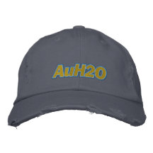 AuH2O broderad hatt