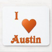 Austin -- Bränd orange Mus Mattor