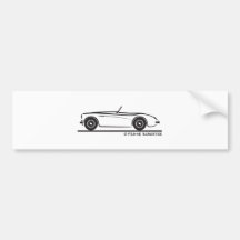 Austin Healey 100 Bildekal