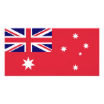 Australien borgerlig Ensign Anpassingsbara Fotokort