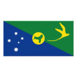 Australien Julönflagga Anpassingsbara Fotokort