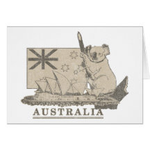 Australien Koalabjörn Hälsnings Kort