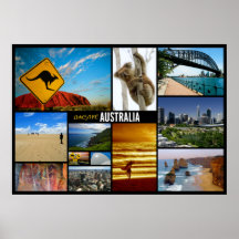 Australien reser affischen