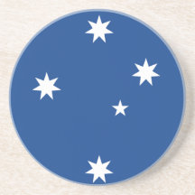 Australien (stjärnor) glasunderlägg