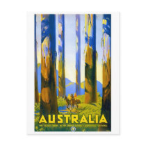 Australien - tappning reser vykort