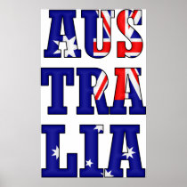 Australien textflagga