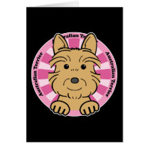 Australiensisk Terrier Hälsningskort
