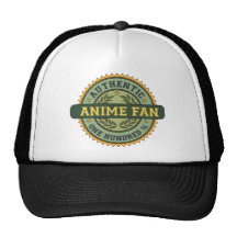 Autentisk Animefläkt Kepsar