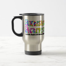 Autistic travel mug för aktivist (färg) kaffe koppar