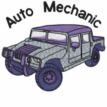 Auto mekaniker broderad skjorta
