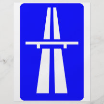 Autobahnen undertecknar flygblad