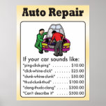 Automatiskn reparerar affischen