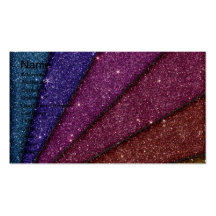 Avbilda av geometriskt glitter visitkort