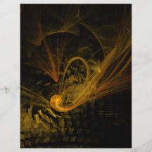 Avbrott pekar abstrakt konstreklamblad custom flyer