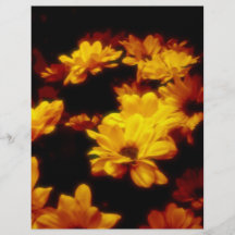 Avfyra blommor custom flyer
