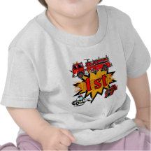 Avfyra och rädda den 1st födelsedagen tshirts