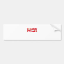 Avsluta Pwnage Bildekal