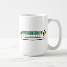 Avslutar det brinna stearinljuset för workaholicen kaffe kopp