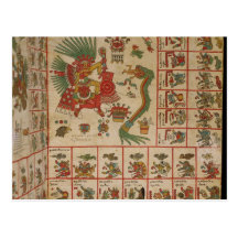 Aztec Codex Borbonicus Vykort