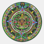 Aztec kalender klistermärken
