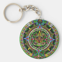 Aztec kalender nyckelring