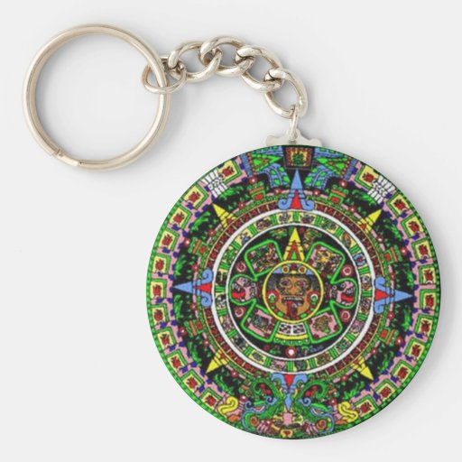 Aztec kalender nyckelring