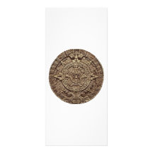 Aztec kalender rackkort mallar