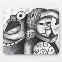 Aztec Monster Mousepad
