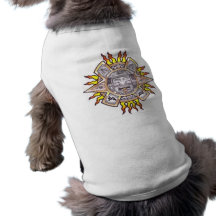 AZTEC SKJORTA 1 FÖR SOLVOVVE T HUND TSHIRT