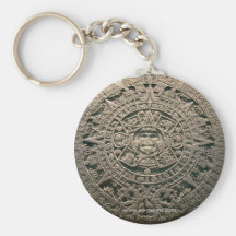 Aztec "solkalender," Mexico - stad Nyckelringar