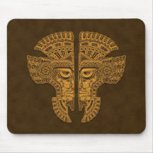 Aztec twillingar (bruntet) mus mattor