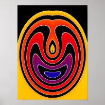 Aztec-Typ design Affischer