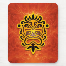 Aztecen maskerar design mus mattor