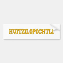 Aztekengott aztec god Huitzilopochtli Autosticker
