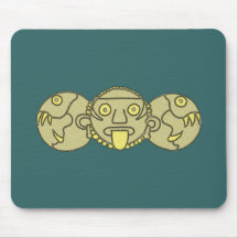 Aztekischer Sonnengott Aztec sun god Mauspads