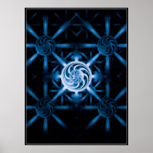 Azure grindaffisch
