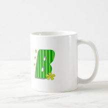 B-monogramgrönt Muggar