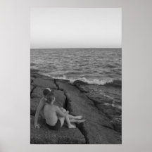B&W_Jetty_Galveston Affischer