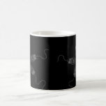 B&W röntgar datormöss Mugg