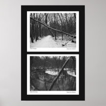 B&W-vinter #1 Print