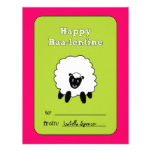 Baaen-lentine lurar valentinkortet anpassningsbara inbjudningskort