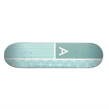 Baby blue cirklar anpassad skate board