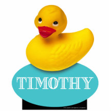Baby blue gullig Rubber Ducky | Cut Outs