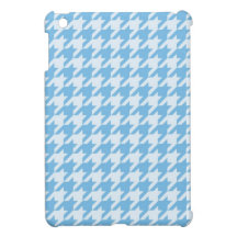baby blue houndstoothmönster